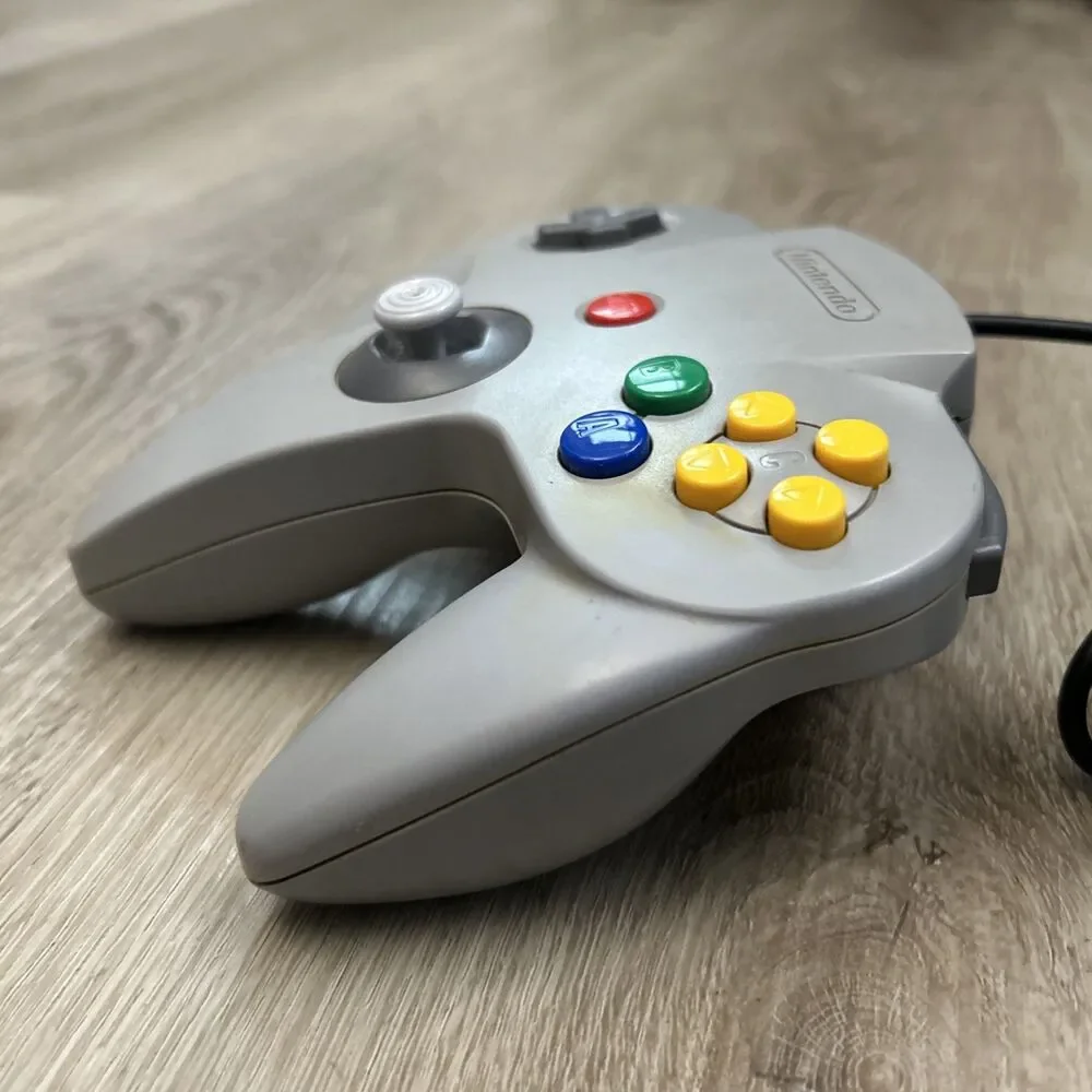 Official Nintendo 64 Controller Authentic OEM Gray N64 NUS-005 Works Loose Stick